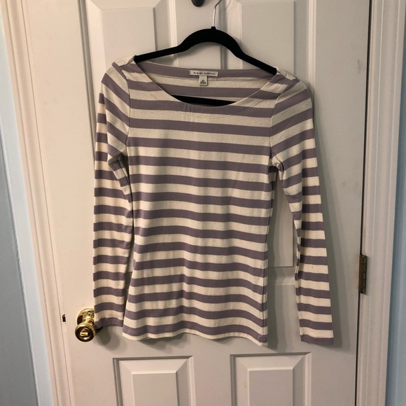 Banana Republic Factory Tops Nwt Banana Republic Stripe Boatneck